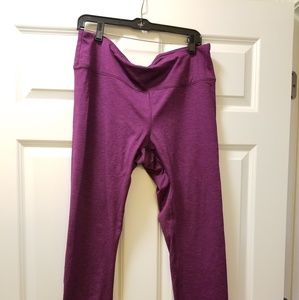 RBX pink workout fleece lined legging size XXL